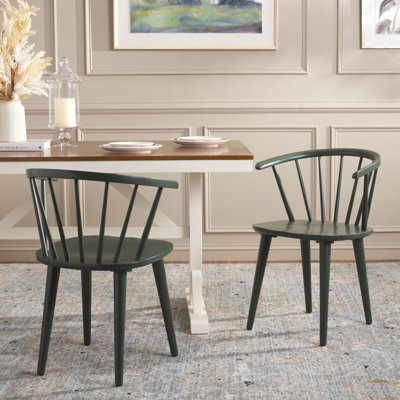 Baek 45cm Solid Spindle Back Arm Chair