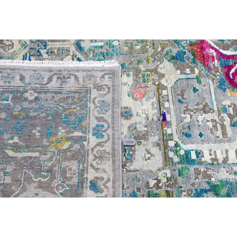 Canterbury Hand Knotted Oriental Area Rug, Rectangle 9' x 12'