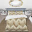 Ensemble de housse de couette brun beige Midcentury Chevron I - Midcentury-109174203