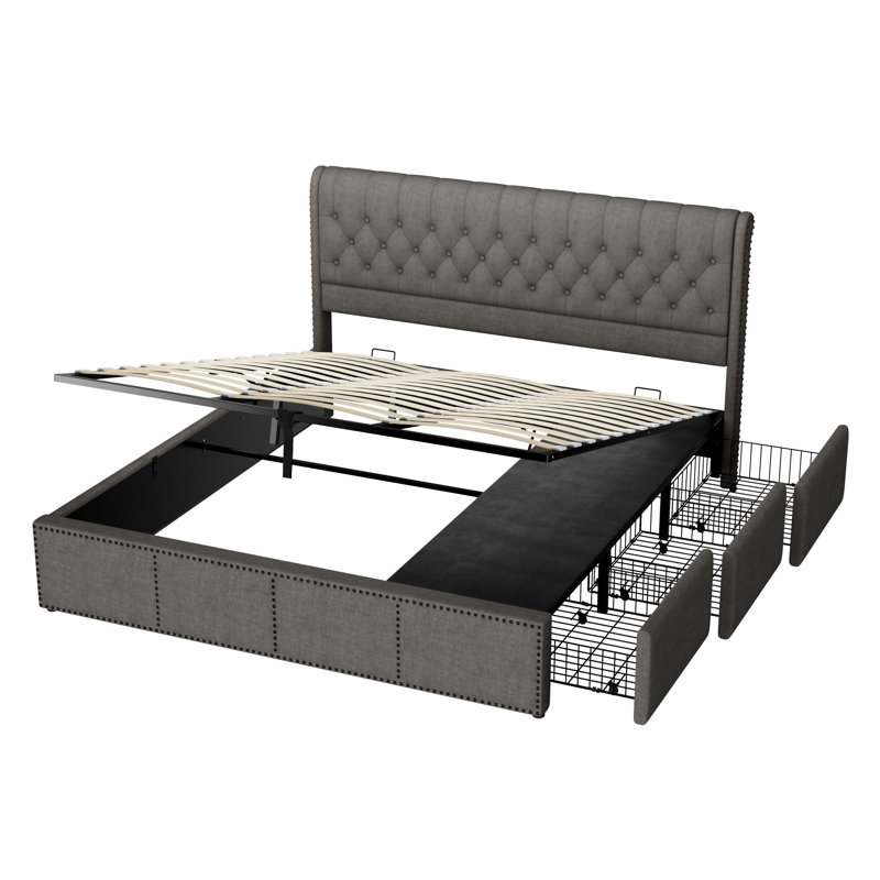 Cadwallader Upholstered Ottoman Bed