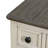 Sohani Vintage Elegance 2-Drawer Side Table,  Dark Wood Top - Perfect for Living Room, Bedroom, or Office Space