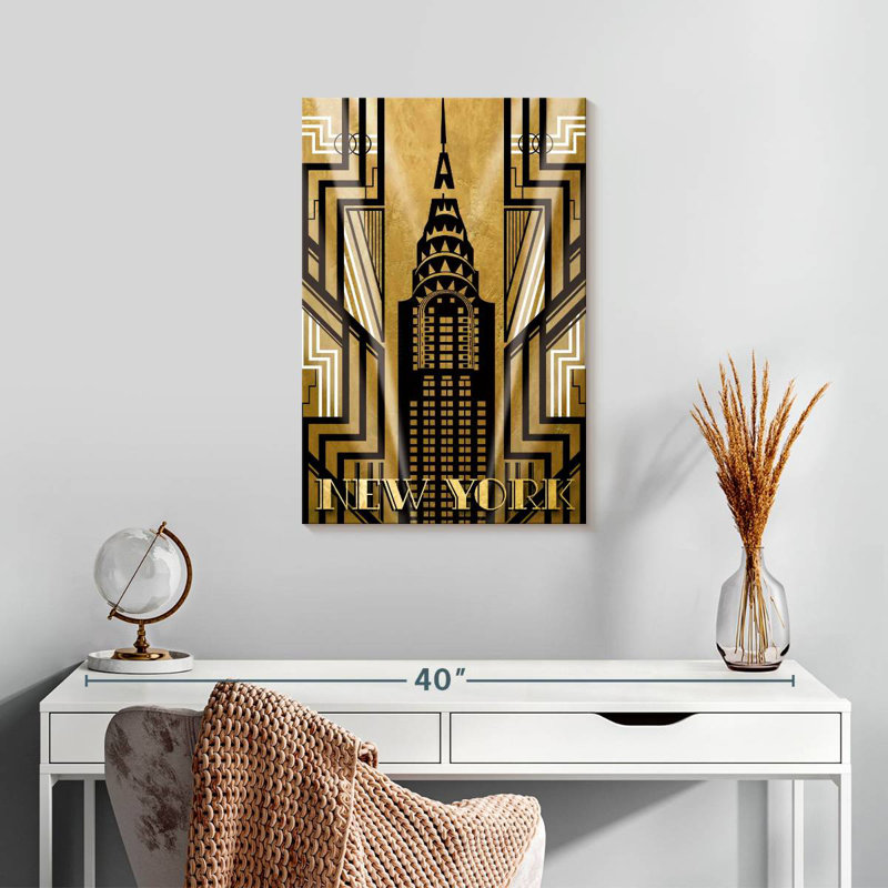 Lilie NY Deco, 24" H x 16" W