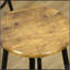 Table avec tabourets, table de cuisine 4 chaises, ensemble de table de bar à hauteur de comptoir 5 pièces et chaises