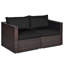 59'' Wide Straight Wicker Loveseat with Cushions-1823065361