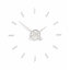 Puntos Suspensivos Metal Analog Wall Clock