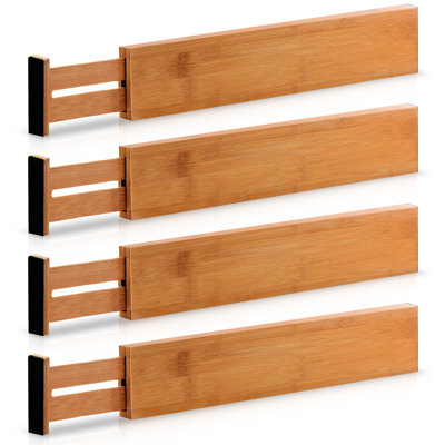 Kitchen Spring 4 Piece Drawer Organizer Set