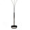 Lampe sur pied 84 po avec 3 arches en cristal