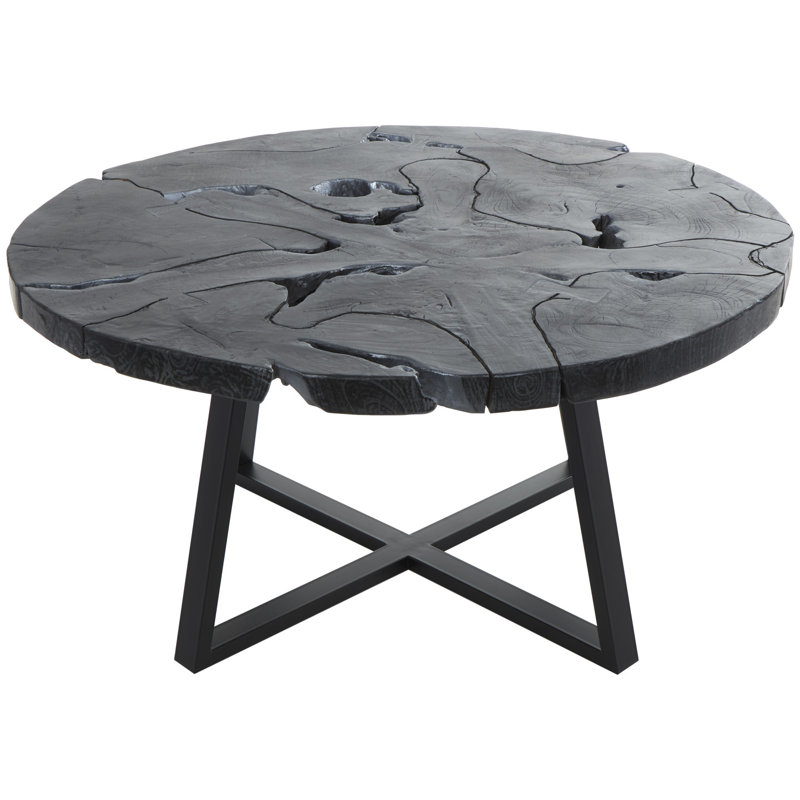 Solid Wood Top Coffee Table