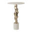 Table d'appoint en métal et marbre Lagretta-1961844328-1961844329