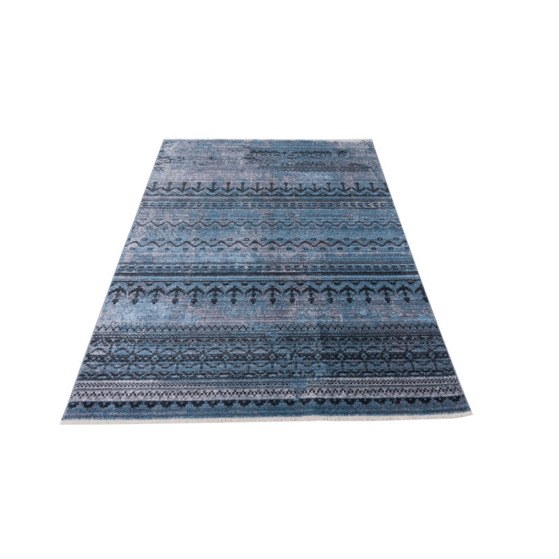 Tapis Bowersville Southwestern Denim, Rectangle 7 pi 8 po x 10 pi