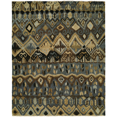 Wool Southwestern Area Rug