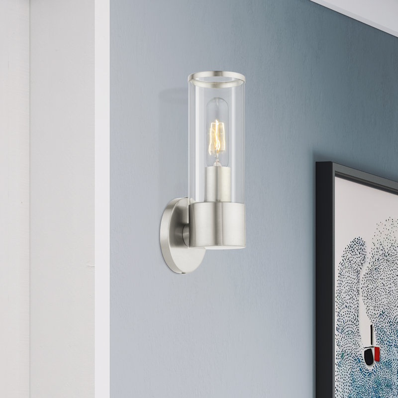 Arlando Dimmable Bath Sconce, Brushed Nickel