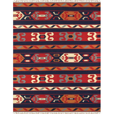 Didona Wool and Cotton Striped Rug
