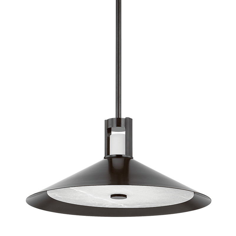 CLERMONT PENDANT, 9.25" H x 20" W x 20" D, Bronze