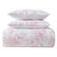 Ensemble d'édredon rose gaufré Laura Ashley Delphine-109055607