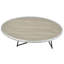 Table basse en bois Melgar Table basse ovale Table basse rustique-99309330