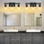 Luminaires de salle de bain: lampe de salle de bain 3 lumières sur miroir avec abat-jour en verre transparent, lampe murale pour miroir-622116496-636084087