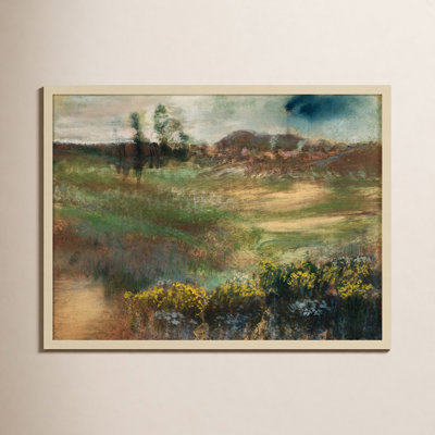 Edgar Degas's Landscape With Smokestacks Print