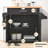 Kitchen Island with Spice Rack and Towel Holder, Storage Cart with Utensil Drawer, Interior Cabinet Storage and Locking Wheels-116087289