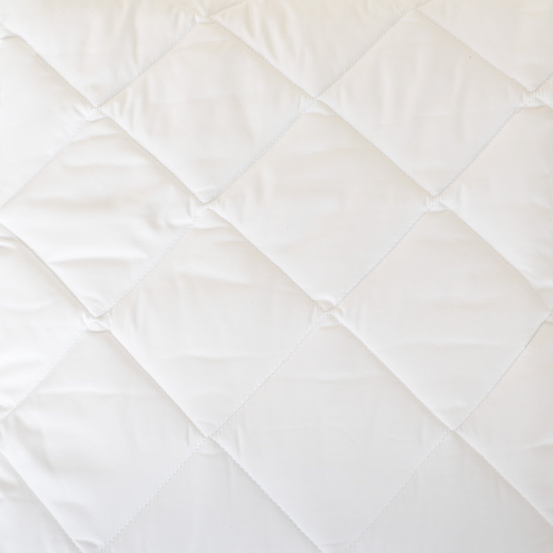 Twin XL White Waterproof Down Alternative Mattress Pad