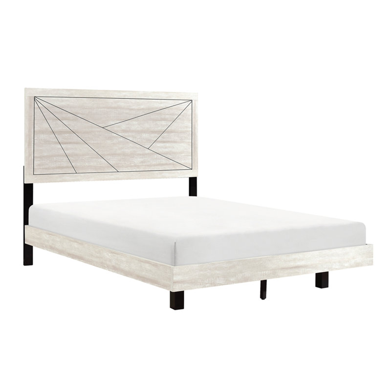 Tête de lit contemporaine contemporaine avec finition en chêne gris