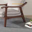 Fauteuil de loisir en bois massif léger et luxueux-112497458
