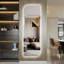 Miroir mural à DEL pleine longueur de forme irrégulière pour vestibule, chambre à coucher, salon