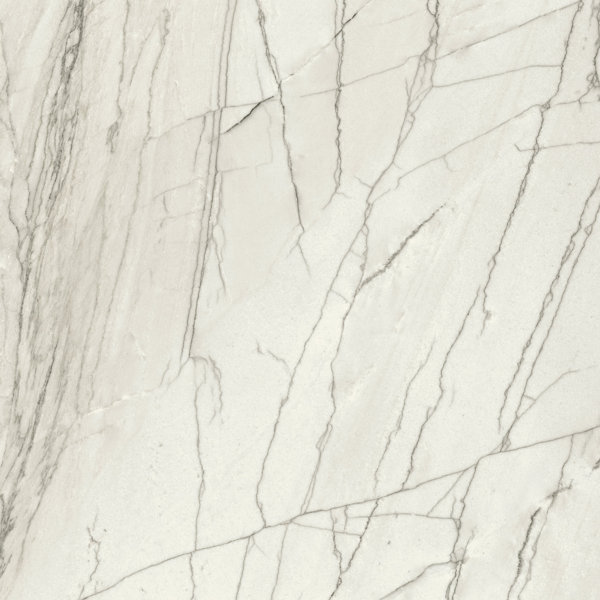 JEM Forte White Polished Porcelain Floor & Wall Tile (48"x48")