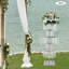Support pour fleurs 2 pièces, support pour fleurs en cristal, support pour fleurs en cristal à 5 niveaux