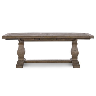 Birch Lane™ Kinston Extendable Solid Wood Dining Table & Reviews | Wayfair