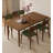 French modern-style rectangular solid wood dining table-1593617282