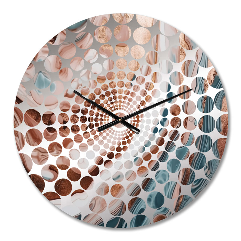 Antonitte - Horloge murale abstraite en marbre, Petit