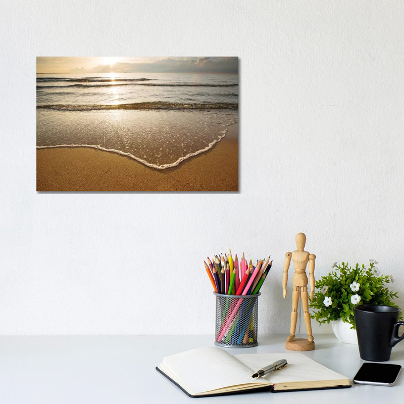 First Landing Sea I by Adam Mead - Wrapped Canvas Print, 20.32 cm H x 30.48 cm W
