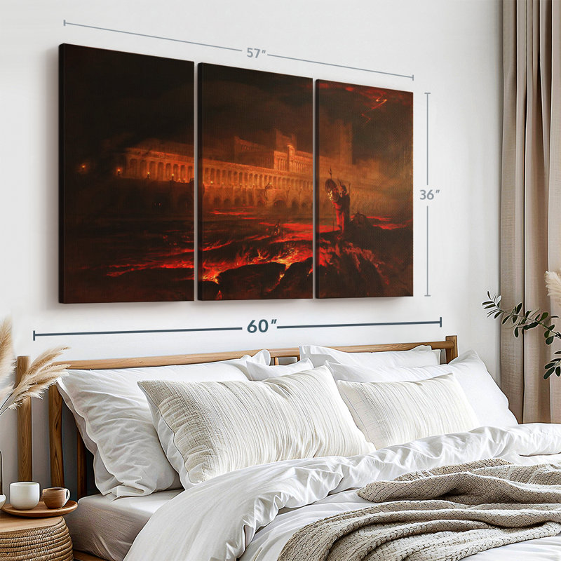" Le Pandemonium ", 36" H x 57" W