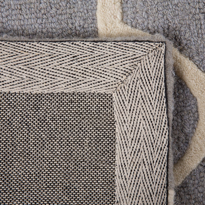 Jalyn Geometric Wool Hand Woven Area Rug, Rectangle 140 x 200cm