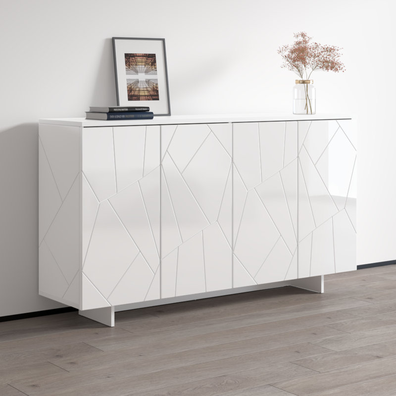 Bloxson 63" Sideboard with High Gloss Finish