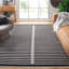 Tapis rayé beige / noir Del Norte Kilim 806-931444105