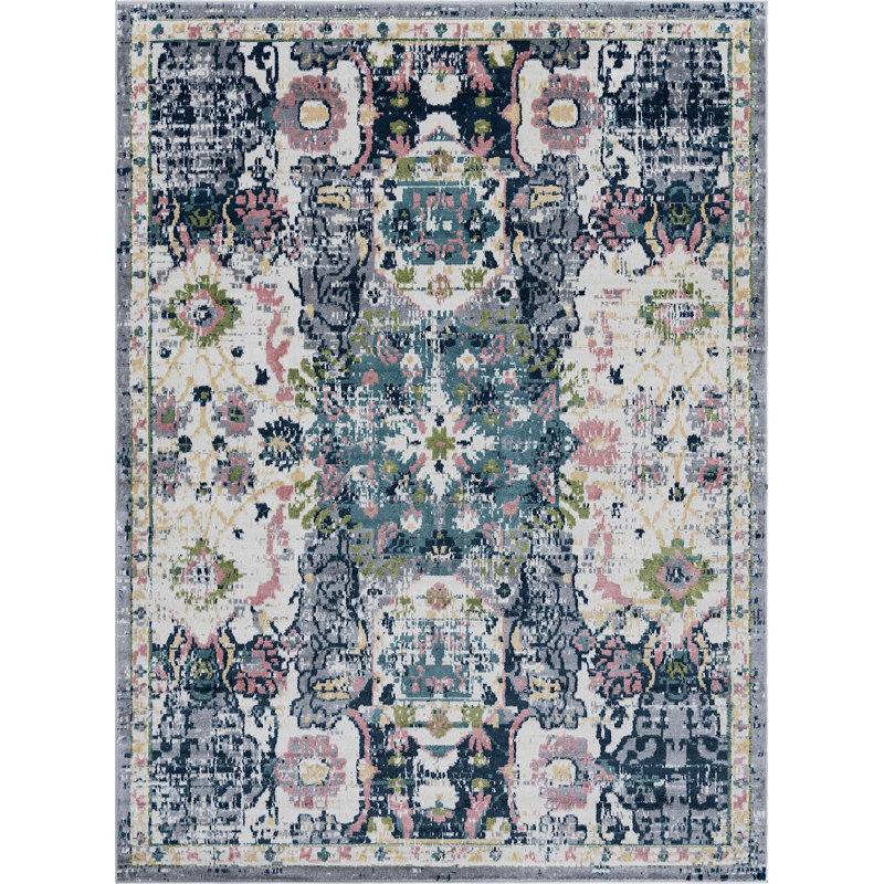 Endel Abstract Indoor Rug, Rectangle 9' x 12'