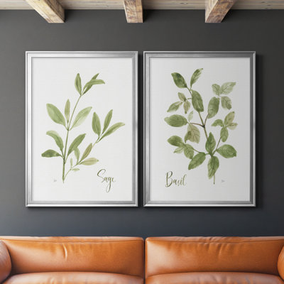Toile encadrée Herb Sage Premium - prête à être accrochée