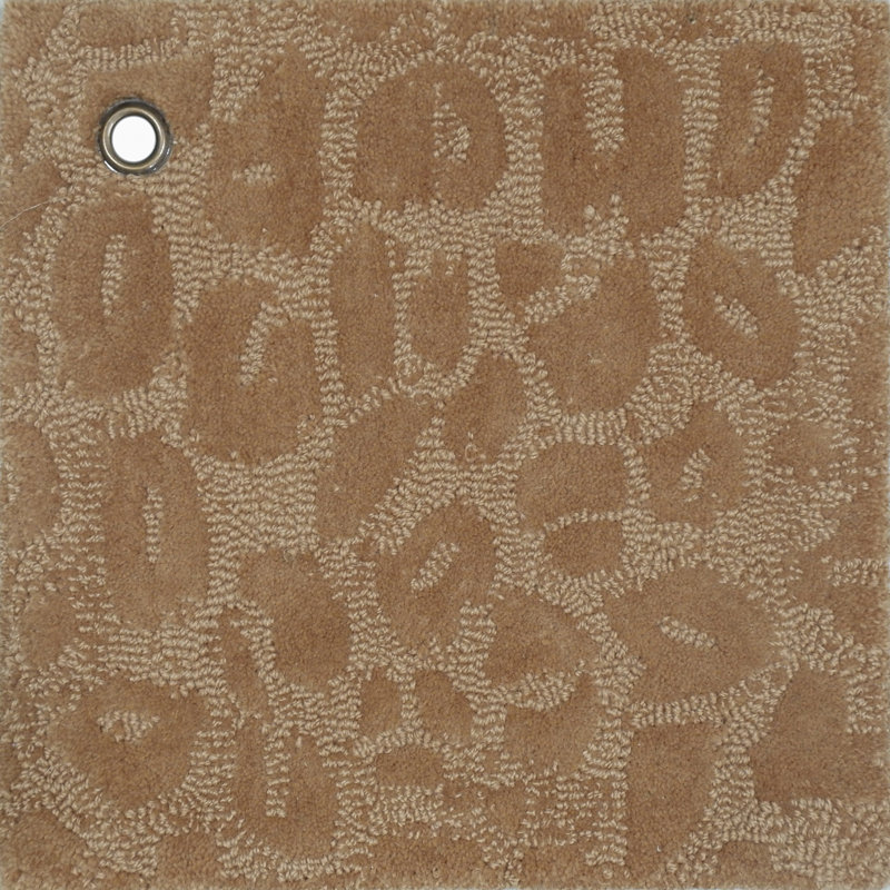 Leopardess Pecan Hand-Tufted Responsible Wool Rug, Runner 2'6" x 5'