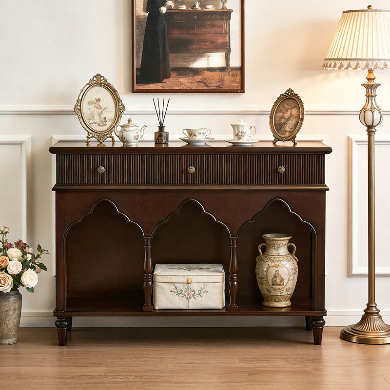 Console style campagne française, Brun noisette