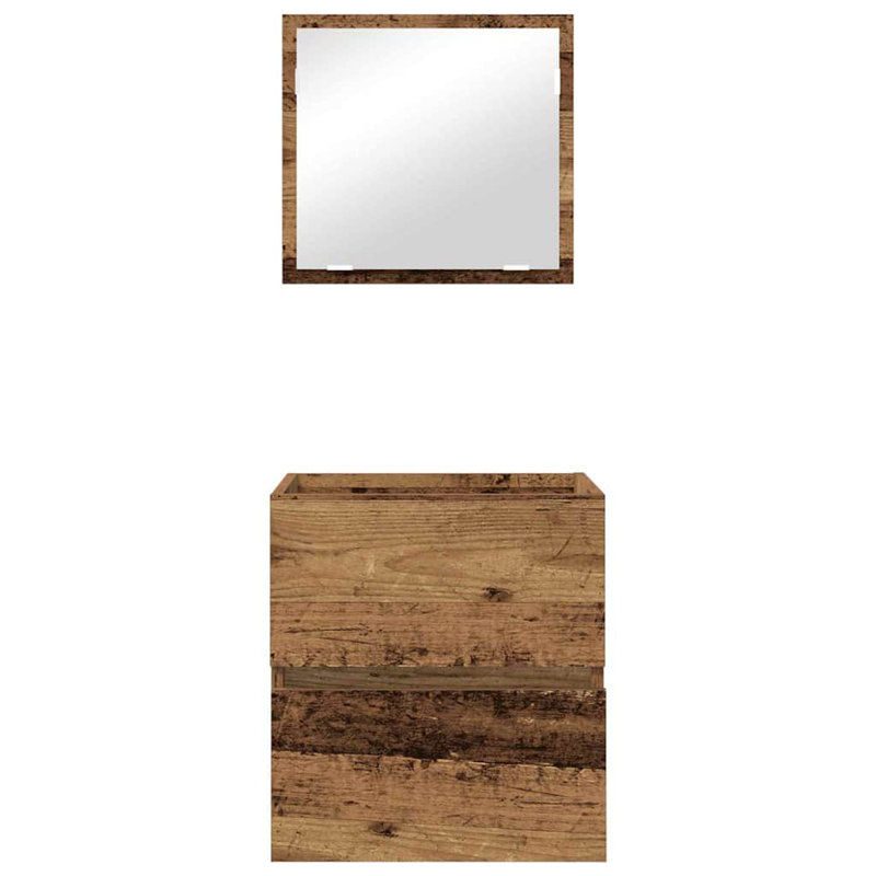  Bathroom Cabinet 41 X 38.5 X 45 Cm Engineered Wood, Old Wood