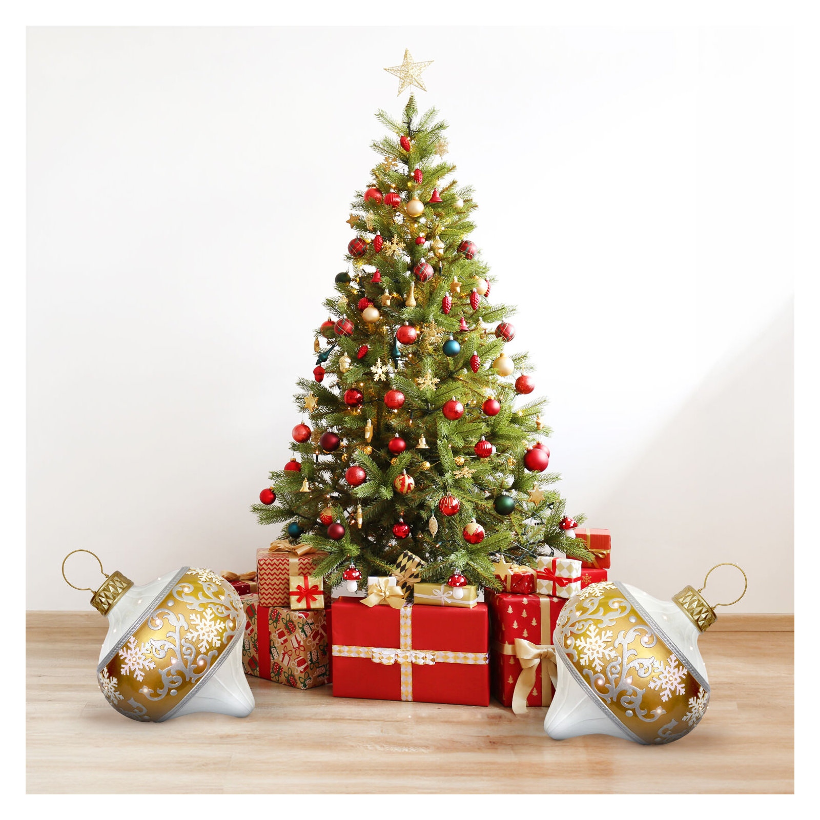 Fraser Hill Farm 28.75-in. Vintage Ornament Statue with LED Lights