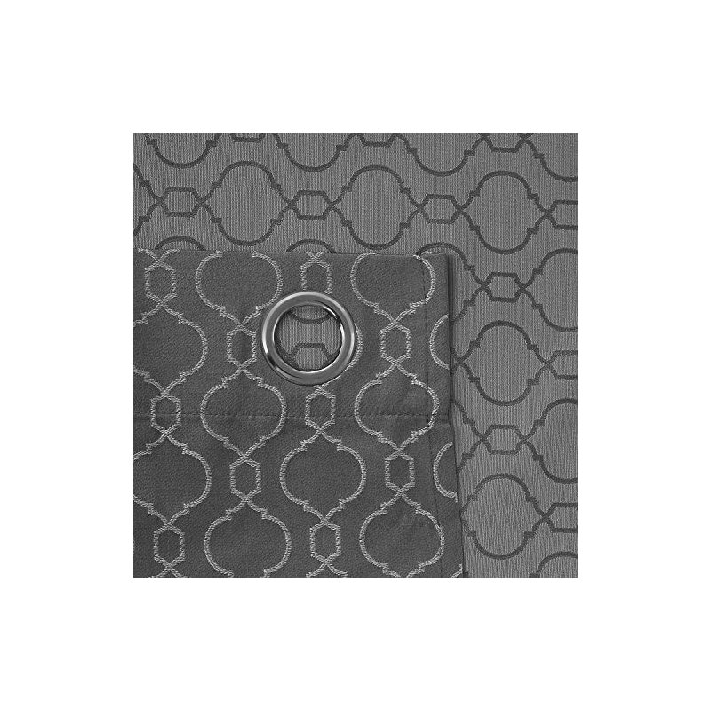 Paire de rideaux occultant Emmagrace, Gris, L 52 po x L 54 po