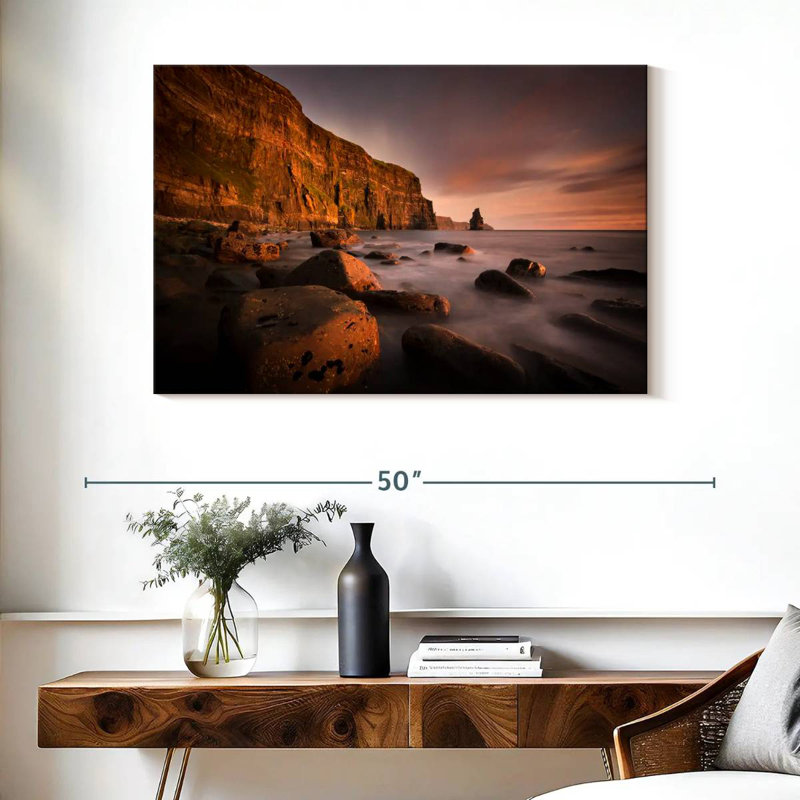 Nicci Misty Moher Cliffs, 26" H x 39" W