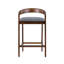 Tabouret de comptoir rembourré 27,36 po Piera-883441038