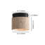 Modern Travertine 1-Light Flush Mount Ceiling Light