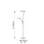 Ashtyn 180cm LED Torchiere Floor Lamp-24704646