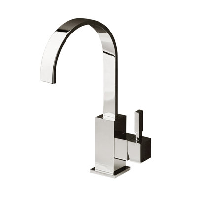 Kubista Single Hole Bathroom Faucet with Drain Assembly