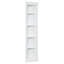 Étagère d'angle moderne de 83,4 po de hauteur, bibliothèque d'angle à 5 niveaux avec éclairage à DEL, étagère de rangement sur pied, présentoir de plante à angle ouvert pour petit espace de salon, coin mural, bureau à domicile-698600101